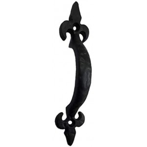 5 inch "Nethaniah" Antique Cast Iron Door and Cabinet Pull